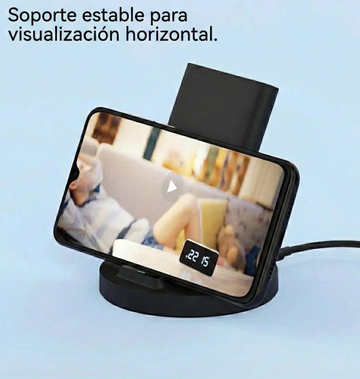 Cargador Inalámbrico Qi 20W USB-C | Carga Rápida universal